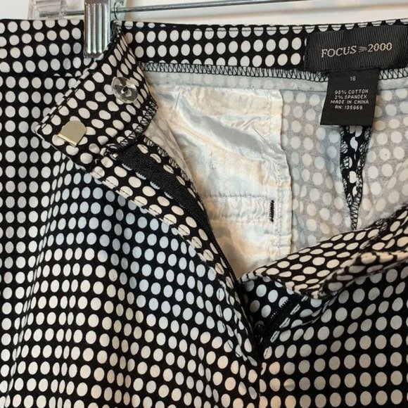 Focus 2000 Capri Pants Polka Dots 16 PLUS SIZE - Picture 5 of 6